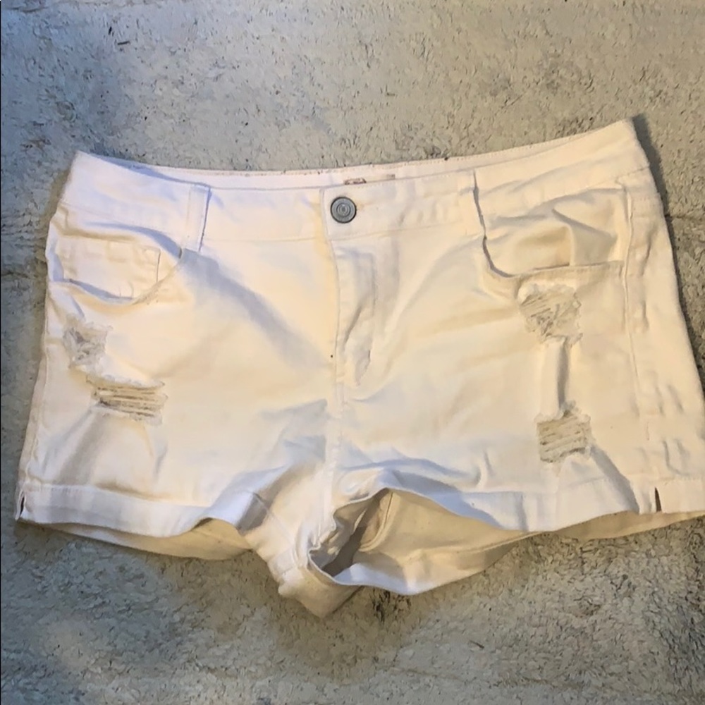 White Shorts
